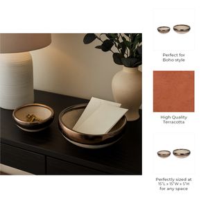 DANFORTHMILL SET OF 2 GRAY BOWLS 5 (IN) 8