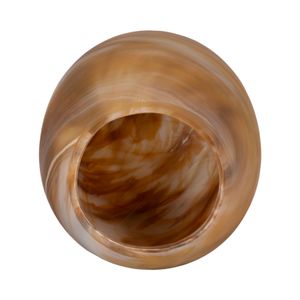 RAEWIND ORANGE GLASS VASE 9 (IN) 6