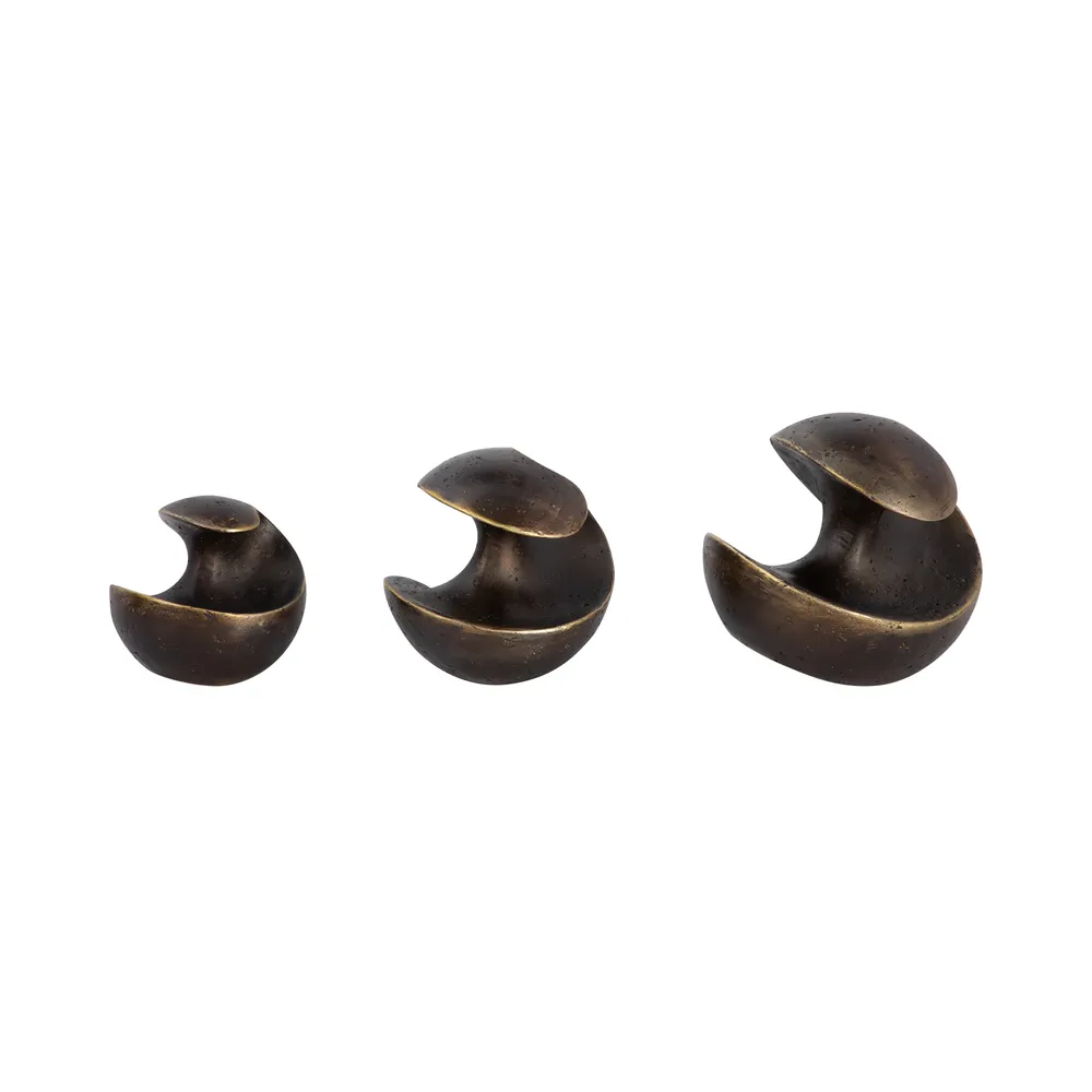 TRUEWIND SET OF 3 BLACK DECOR 6 (IN)