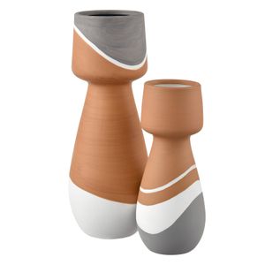 Eko Vase - Large Terracotta 4
