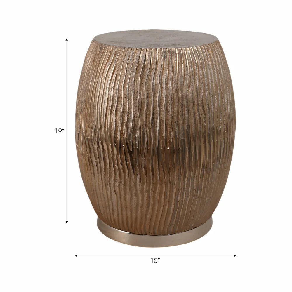 HANKBURN GOLD STOOL 19 (IN)