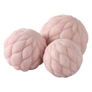 BISHOPSHAW SET OF 3 PINK ORBS 6 (IN) 7