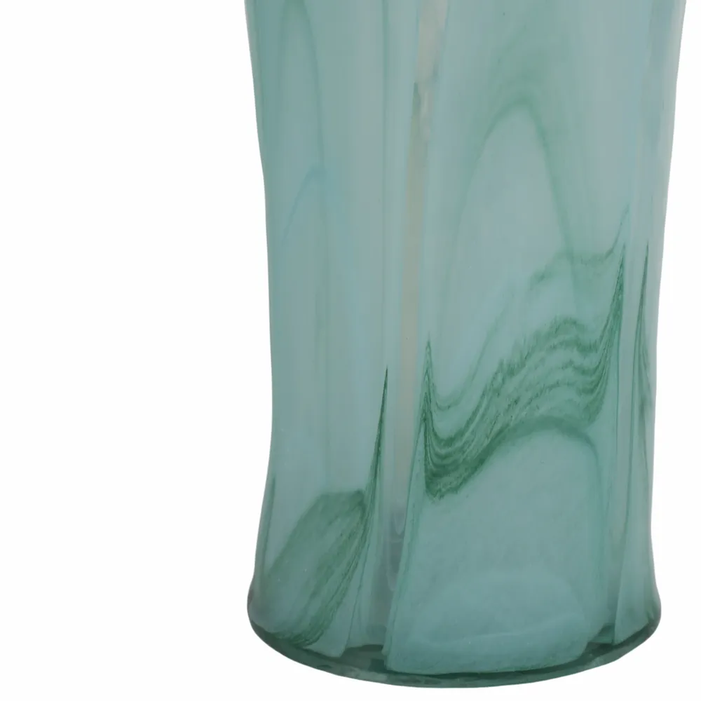 HARDENPORT BLUE GLASS VASE 15 (IN)
