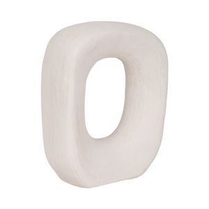 10" SHORT ROUGH OPEN CUT-OUT OBJECT, WHITE 3