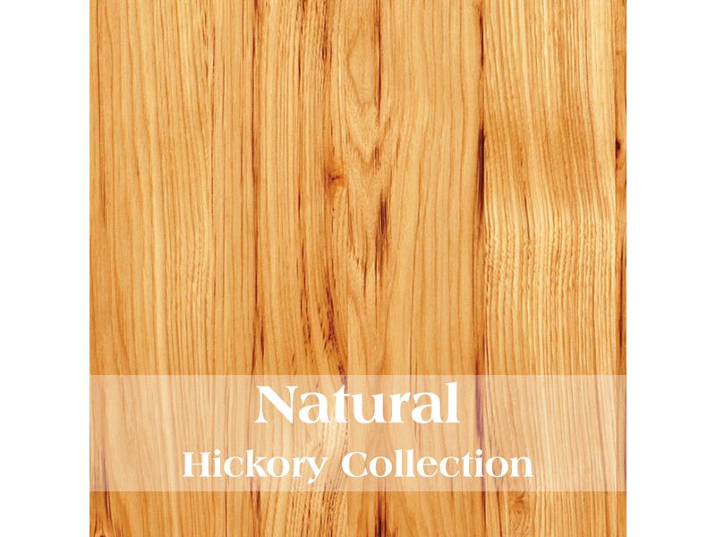 Hickory Log Open Vanity with Shelf - without Top - Natural 3