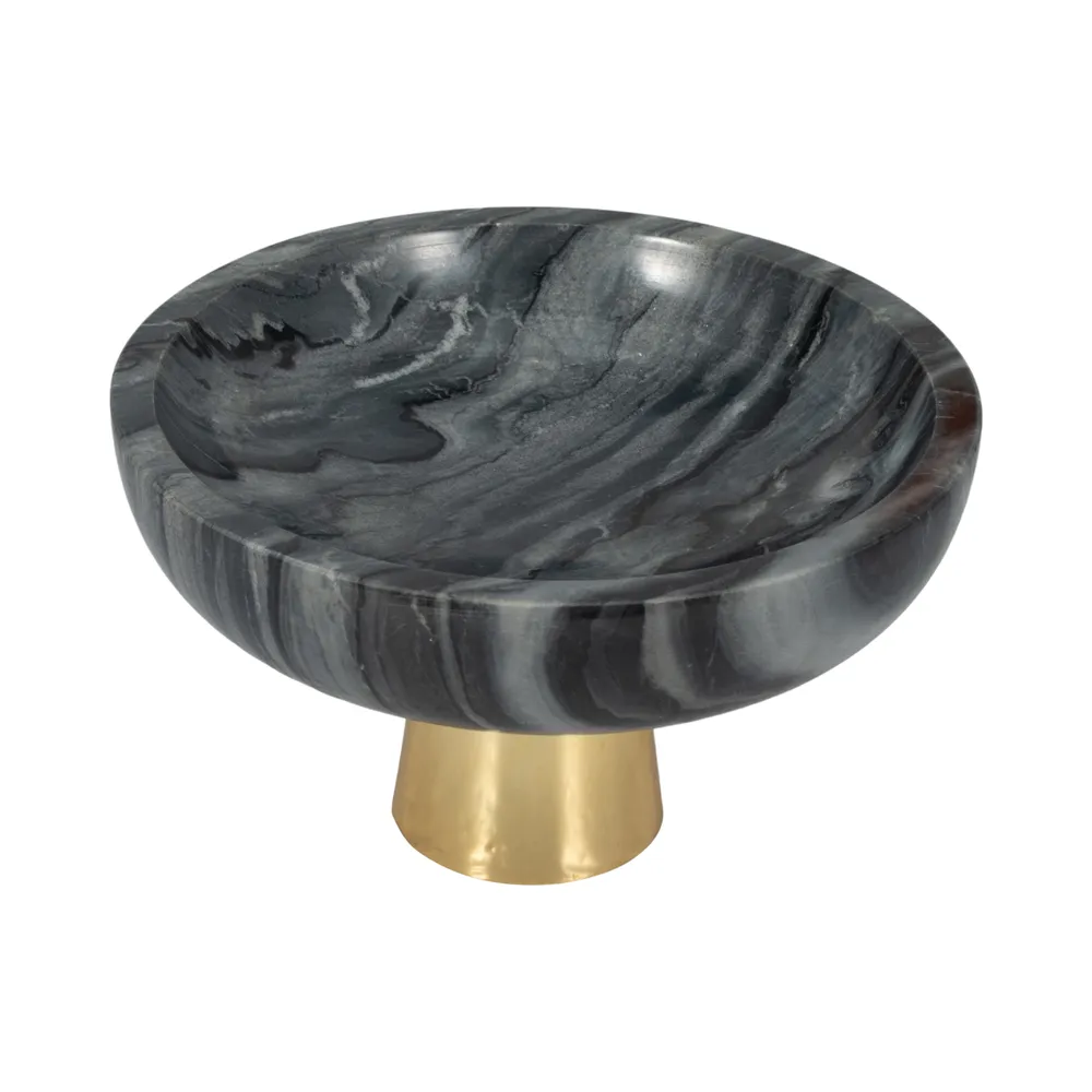 CARVERROSE GRAY BOWL 8 (IN)