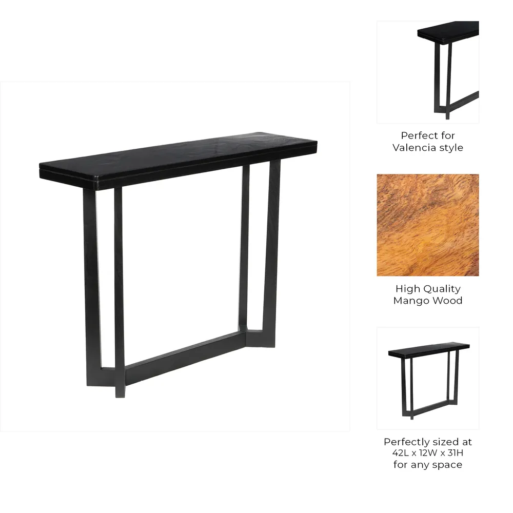 CALESHAW BLACK CONSOLE 31 (IN)