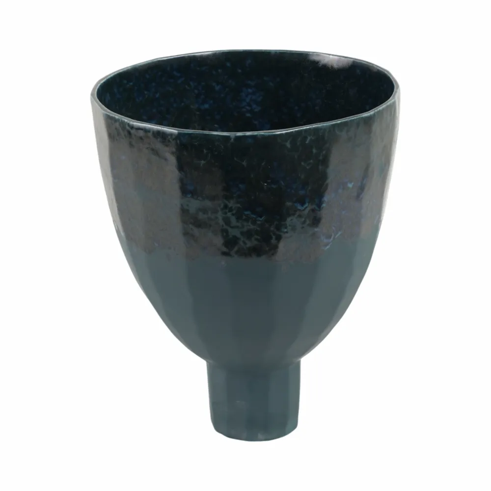 LUCASLAKE BLUE VASE 14 (IN)