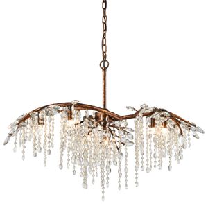 Elia 32'' Wide 6-Light Chandelier - Spanish Bronze 3