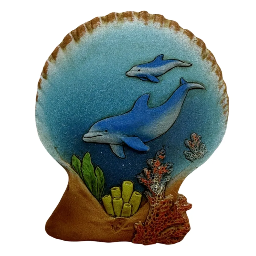 2-3/4" SHELL WITH DOLPHIN MAGNET