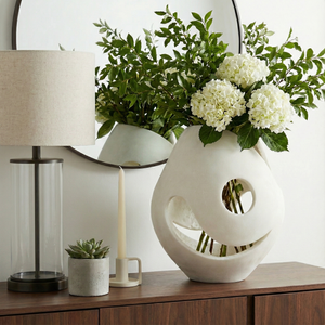 GIBSONCLIFF WHITE VASE 14 (IN) 2
