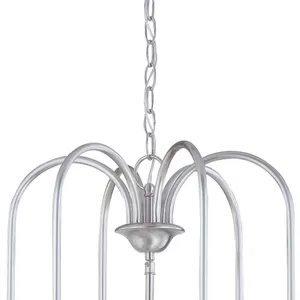 Bella 16.25'' Wide 6-Light Chandelier - Brushed Nickel 3
