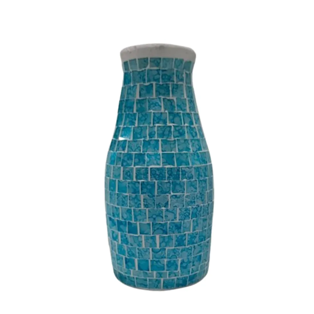 10-1/2" MOSAIC VASE