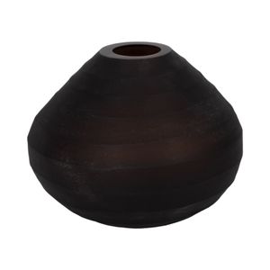 HAYFORDWIND BROWN GLASS VASE 10 (IN) 1