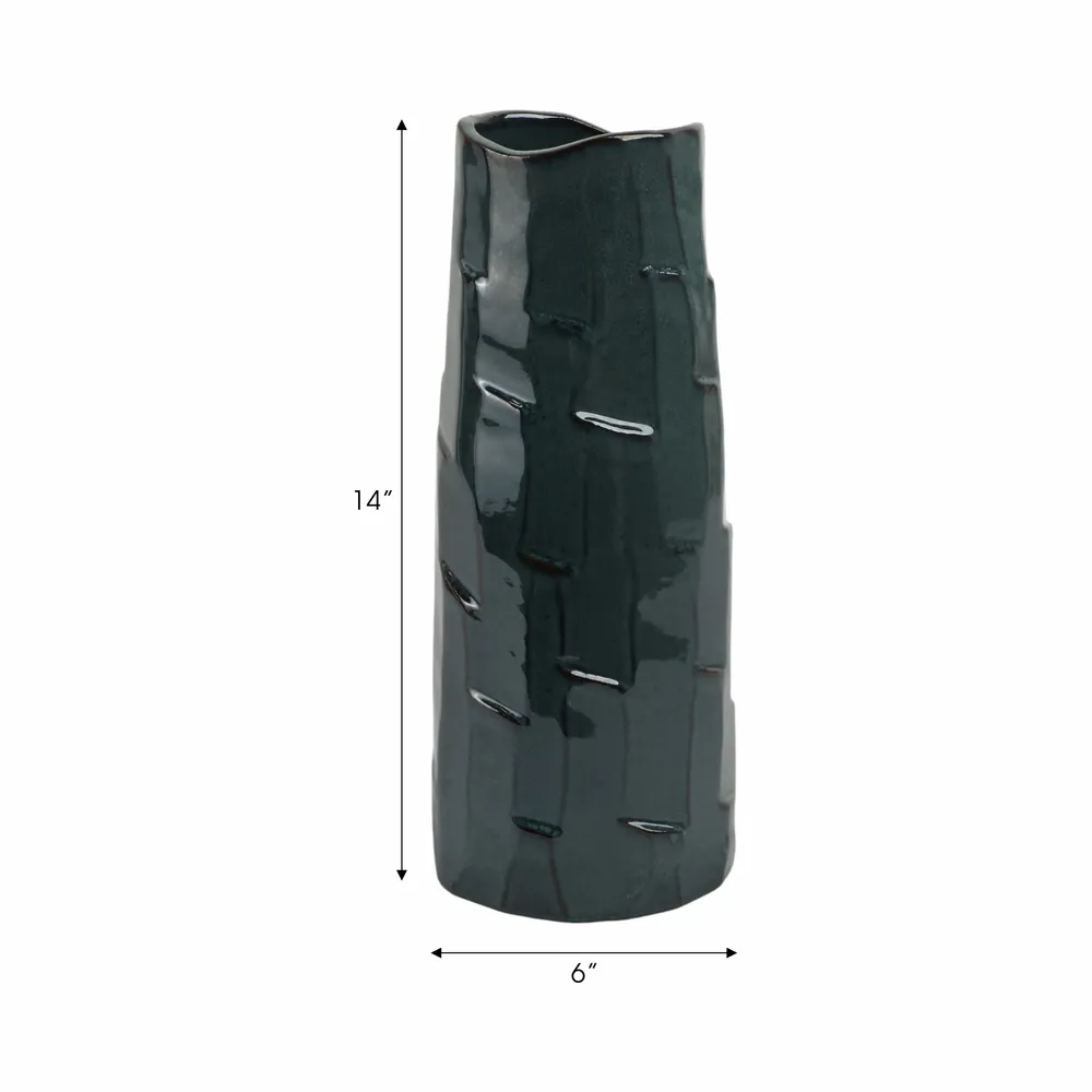 GLOVERDALE BLUE VASE 14 (IN)