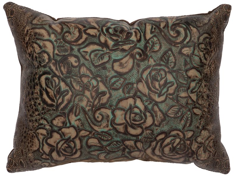 Sundance Leather Pillow - Leather Back thumbnail