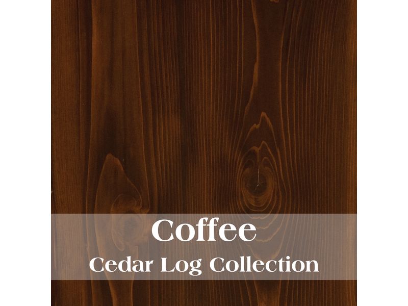 Cedar Hanging Locker - Coffee 3