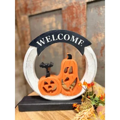 Pumpkin Welcome 11x10.5in