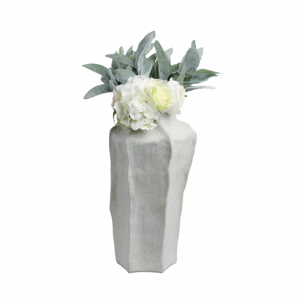 AVAWAY GRAY VASE 20 (IN)
