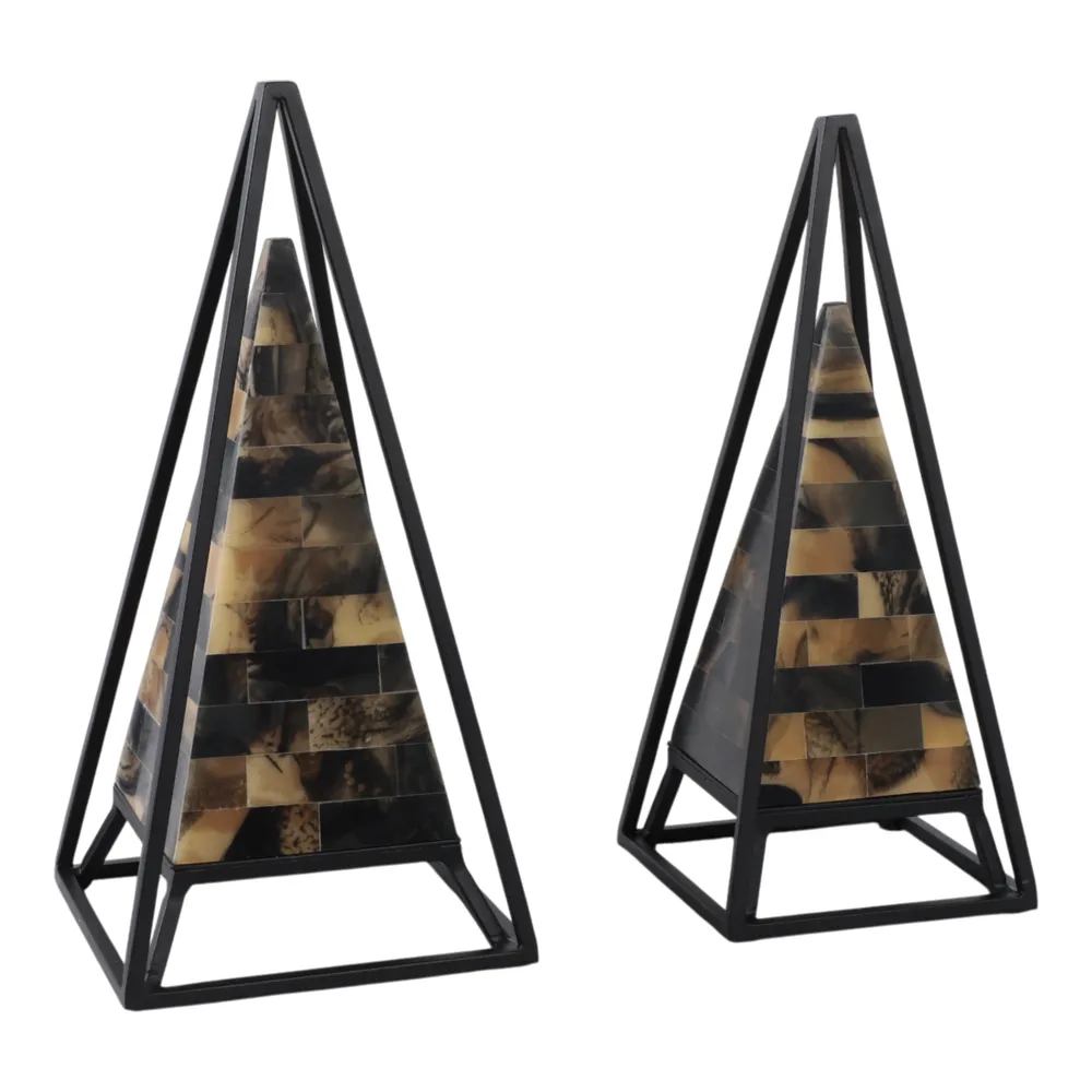 ZANEPARK SET OF 2 TAN DECOR 13 (IN)
