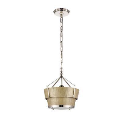 Marin 10.5″ Wide 1-Light Mini Pendant - Polished Nickel