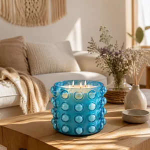 BUFORDHAM BLUE CANDLE 7 (IN) 12
