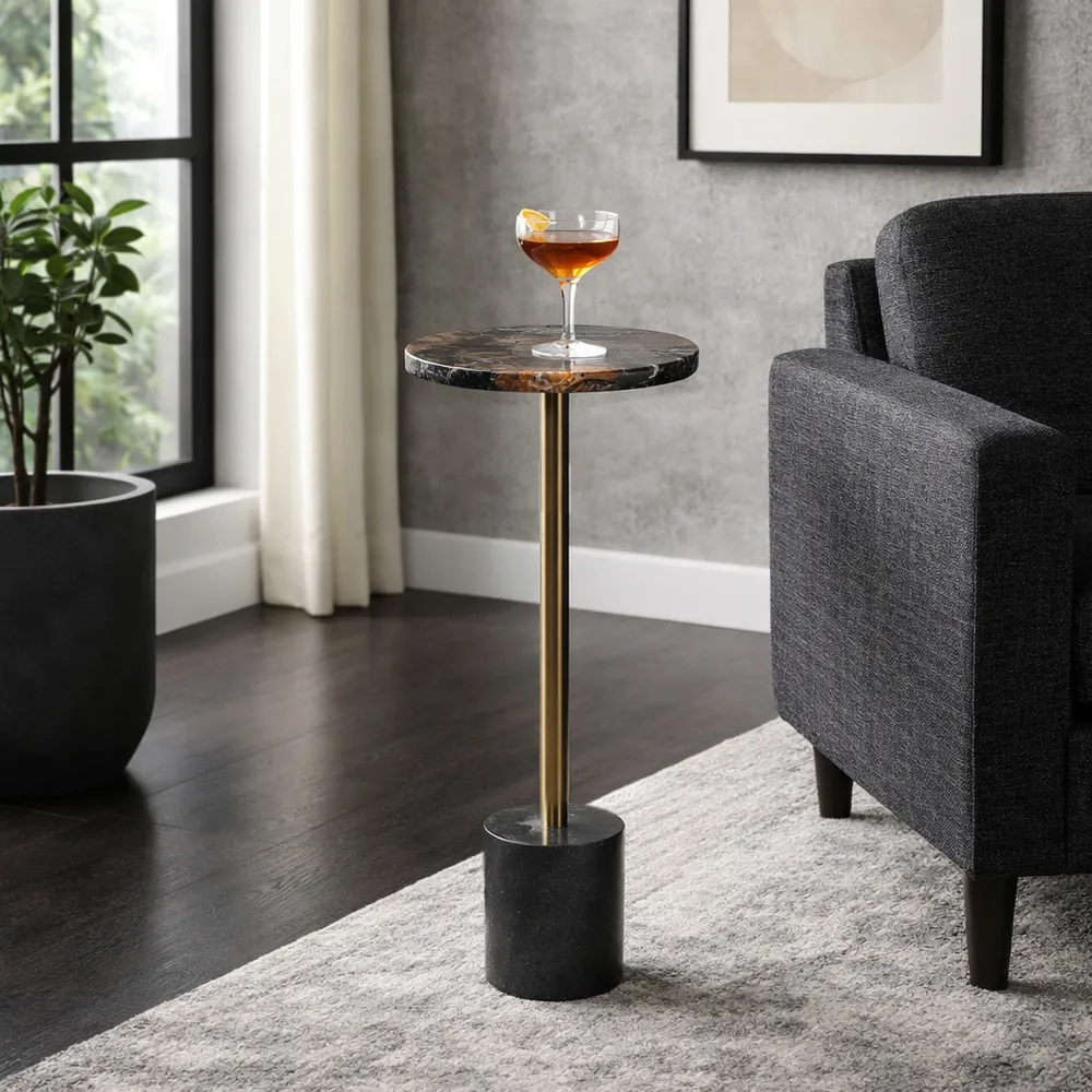 EASTONWICK GOLD TABLE 24 (IN)