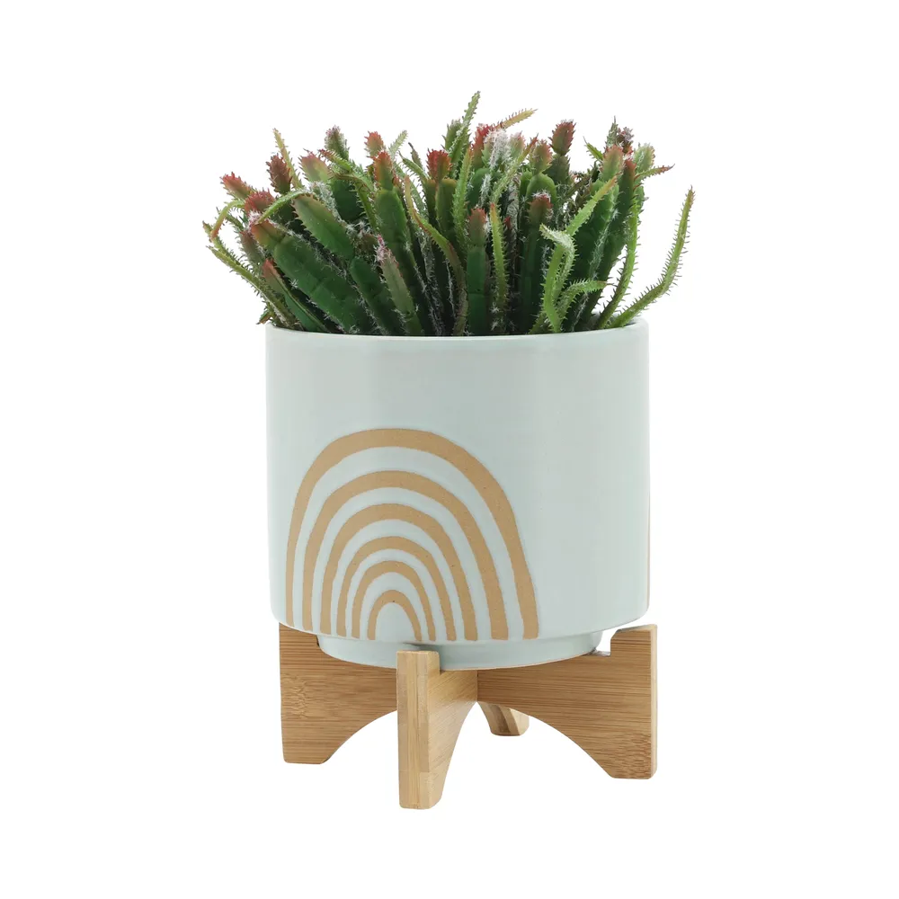 RUTHCLIFF SET OF 2 GREEN PLANTER 11 (IN)