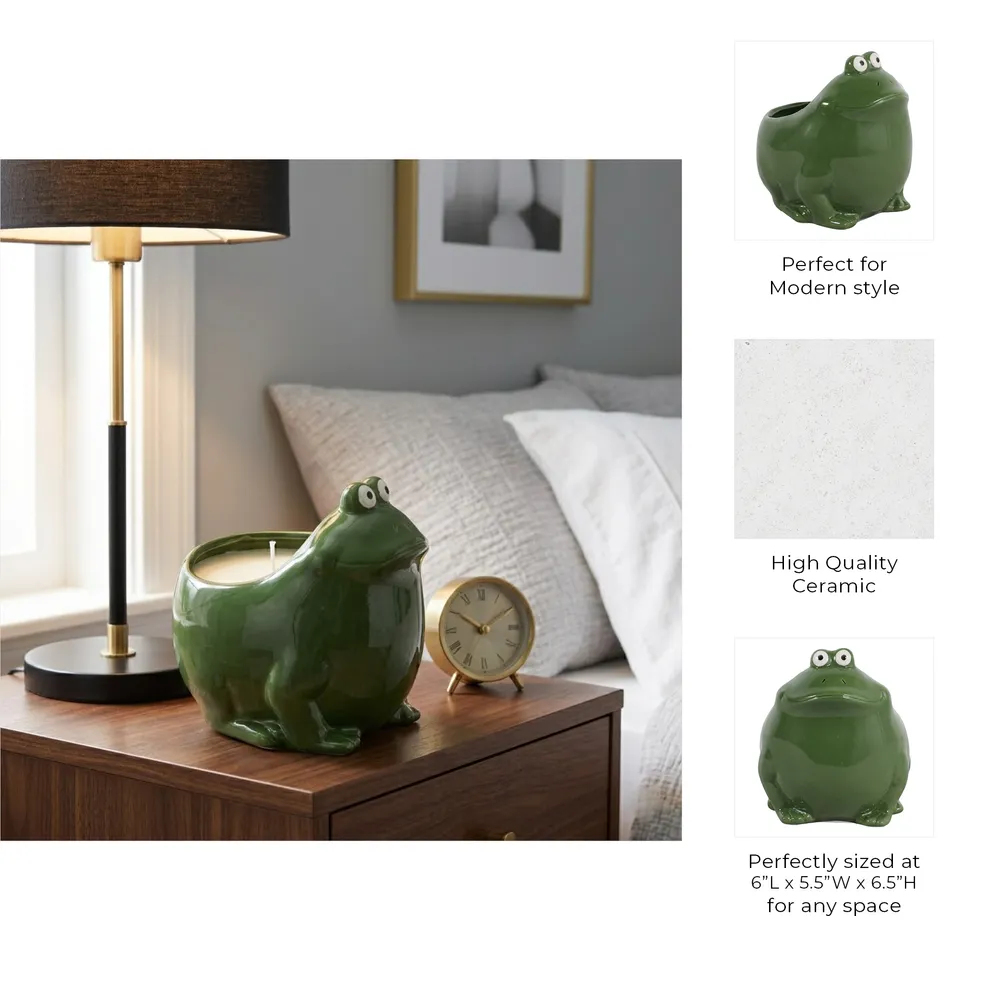 GLENNLAND DARK GREEN CANDLE 7 (IN)