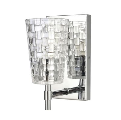 Lightweave 4.75″ Wide 1-Light Vanity Light - Polished Nickel