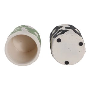 NILEHOLM SET OF 2 WHITE PENCIL CUP 4 (IN) 7