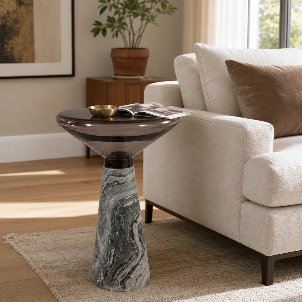 AVARIDGE BLACK TABLE 21 (IN)