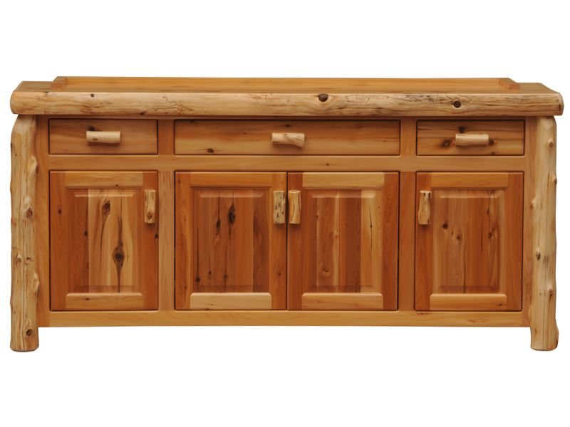 Cedar Log 75-inch Buffet - Coffee 4