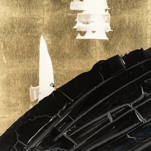 RHEAWOOD SET OF 2 BLACK ART 47 (IN) 6
