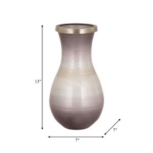 WOODSONBROOK BROWN GLASS VASE 13 (IN) 8