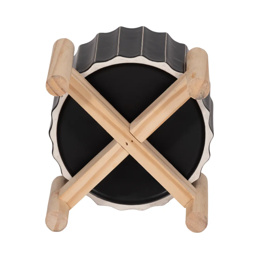 CLAXTONFIELD BLACK PLANTER 6 (IN)