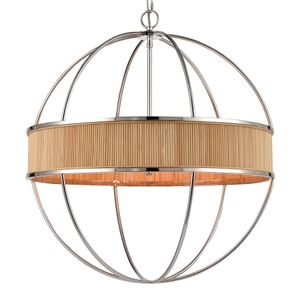 Ural 24'' Wide 6-Light Chandelier - Polished Silver 5