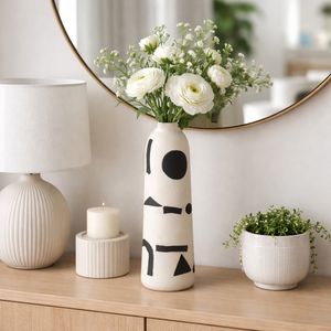 ALICEBEACH IVORY VASE 15 (IN) 11