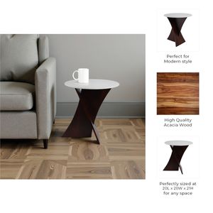 EMMETWORTH BLACK TABLE 21 (IN) 10