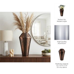 TILTONCROSS BRONZE VASE 17 (IN) 10