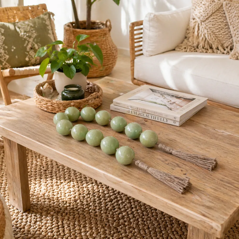 PALMERHAVEN GREEN BEAD 2 (IN)