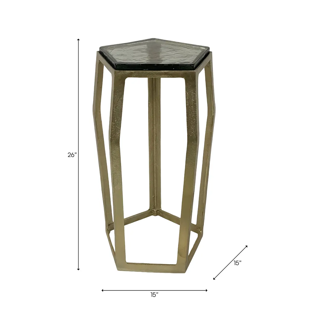 HANNAHVALE GOLD TABLE 26 (IN)
