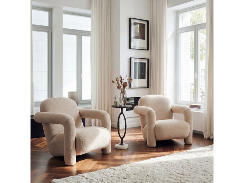 Selenya Accent Chair Beige 2