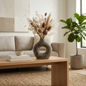 COVEDALE BLACK VASE 9 (IN) 2