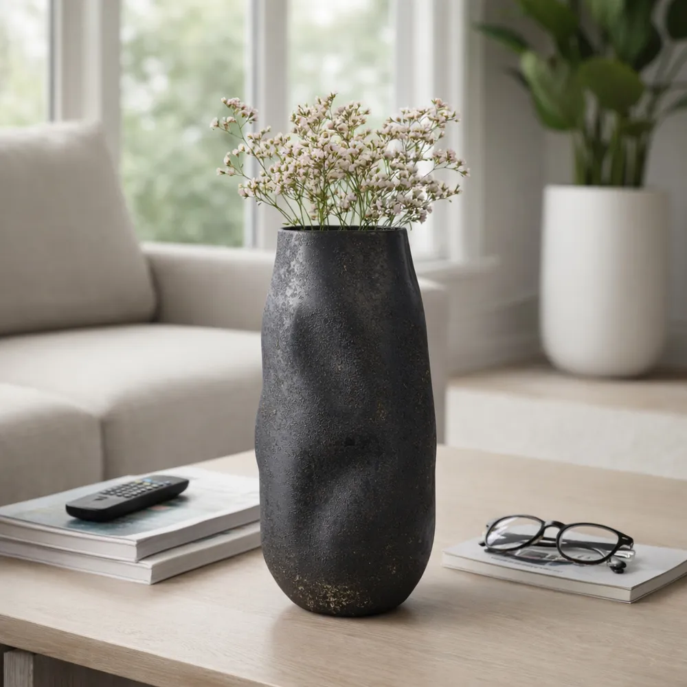 KNOXWOOD GRAY VASE 14 (IN)