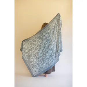 Set of 4 Mudblock-Printed Scarves 2