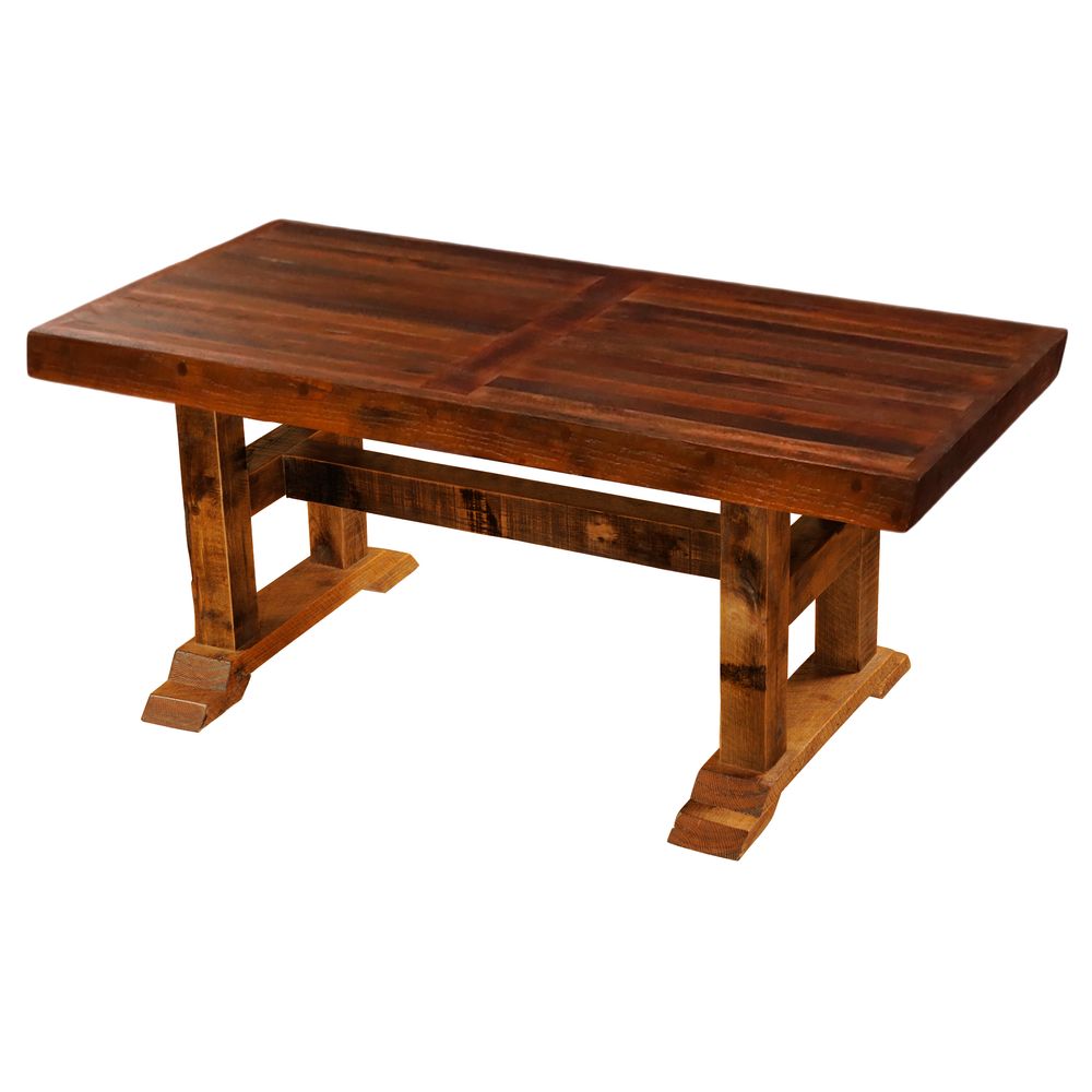 Barnwood Timbers Rectangle Dining Table - 8-foot - Artisan Top