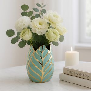 COLEHAM GREEN VASE 8 (IN) 10