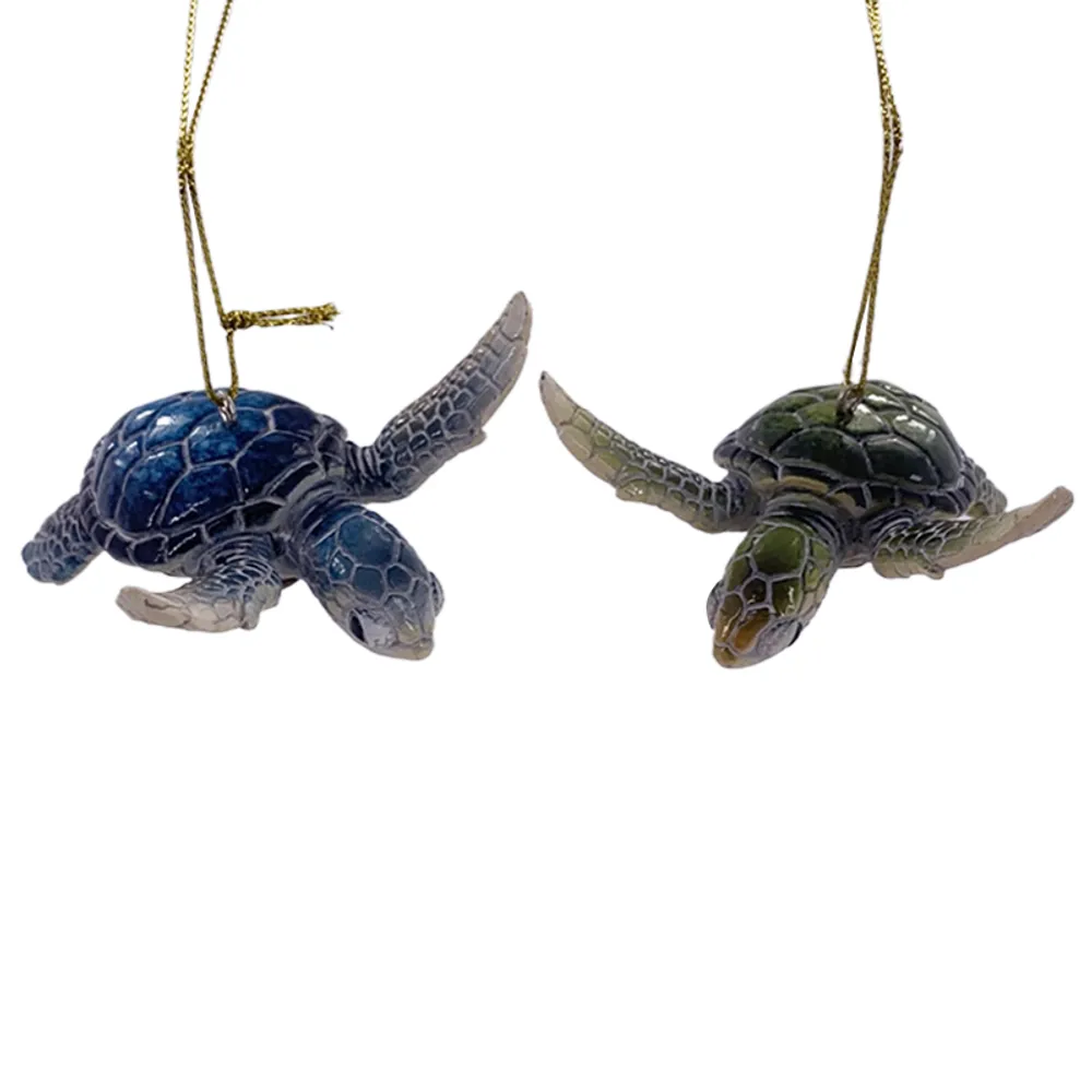 2-1/2" TURTLE ORNAMENT 2-ASST