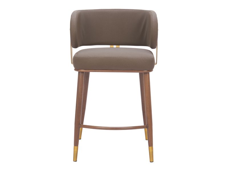 Brew Counter Stool Brown & Walnut 4